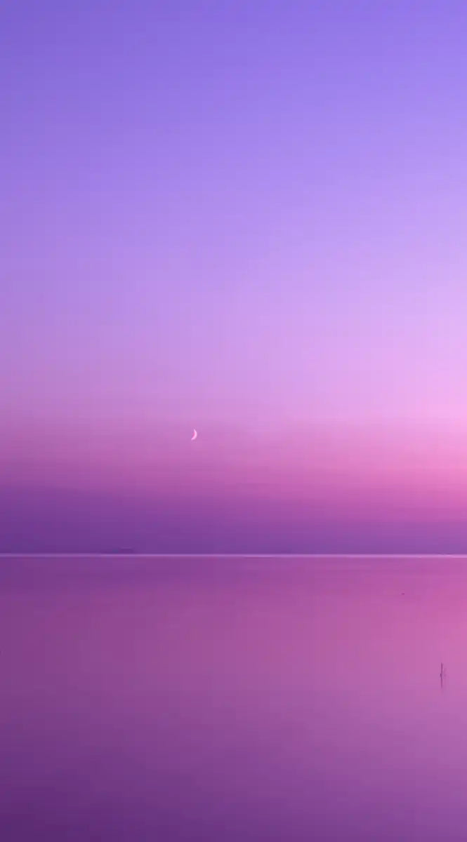 Violet Toned Lake Wall Art