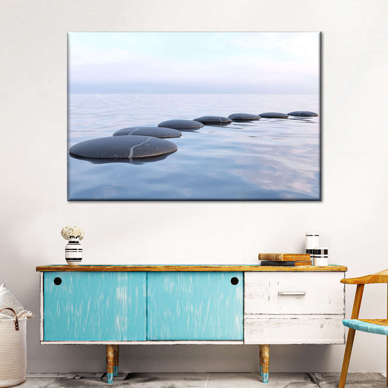 Water Zen Stones Wall Art