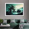 Retro Style Palm Trees Wall Art