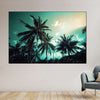 Retro Style Palm Trees Wall Art