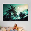 Retro Style Palm Trees Wall Art
