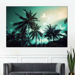 Retro Style Palm Trees Wall Art