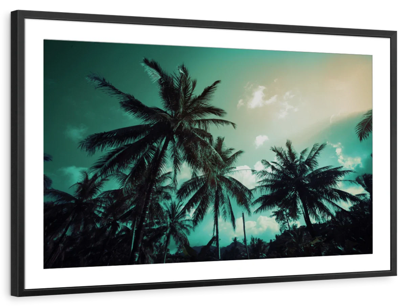 Retro Style Palm Trees Wall Art