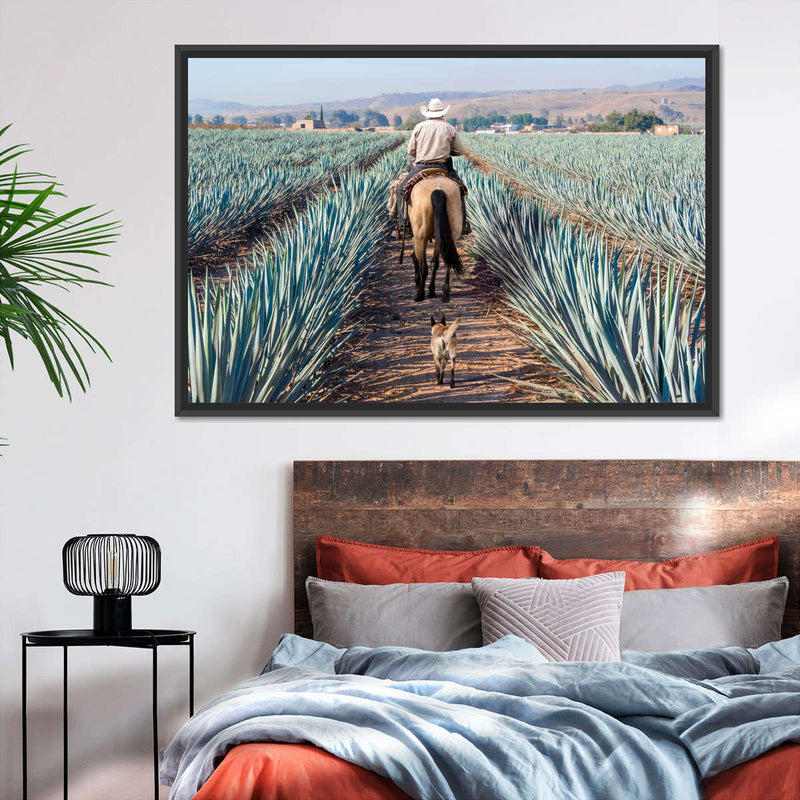 Inspecting Agave Plantation Wall Art