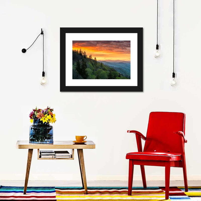 Mountain Sunrise Wall Art