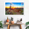 Sonoran Desert Sunset Landscape Wall Art