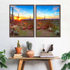 Sonoran Desert Sunset Landscape Wall Art
