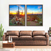 Sonoran Desert Sunset Landscape Wall Art