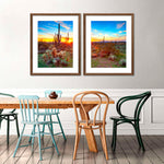 Sonoran Desert Sunset Landscape Wall Art