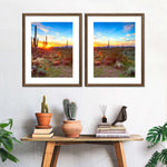 Sonoran Desert Sunset Landscape Wall Art