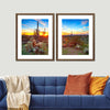 Sonoran Desert Sunset Landscape Wall Art