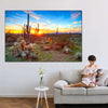 Sonoran Desert Sunset Landscape Wall Art