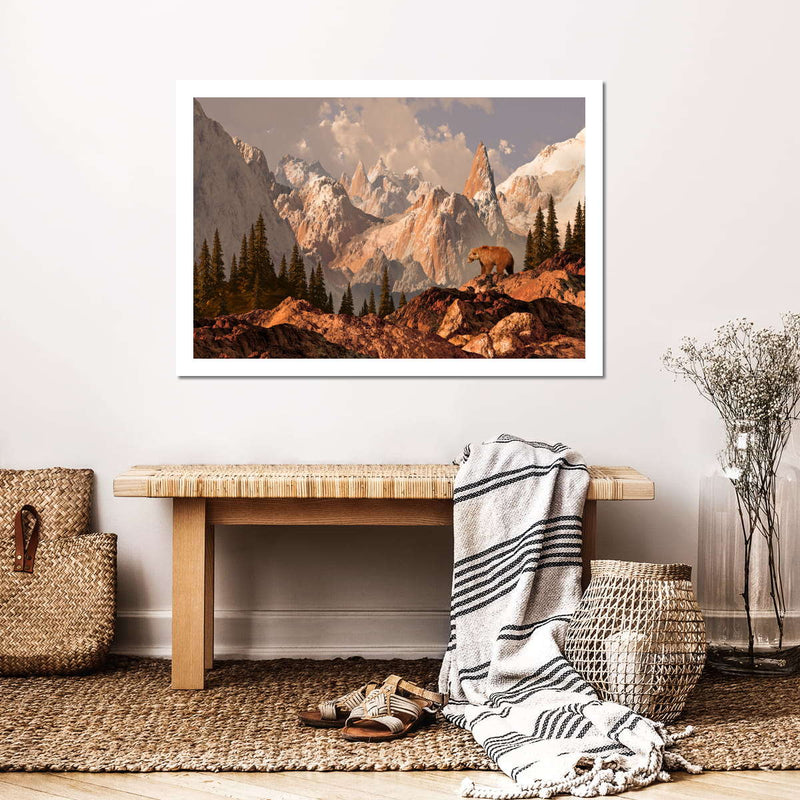 Rocky Mountain Bear Wall Art