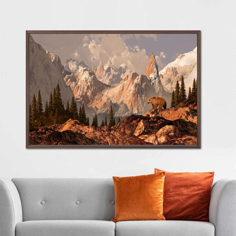Rocky Mountain Bear Wall Art
