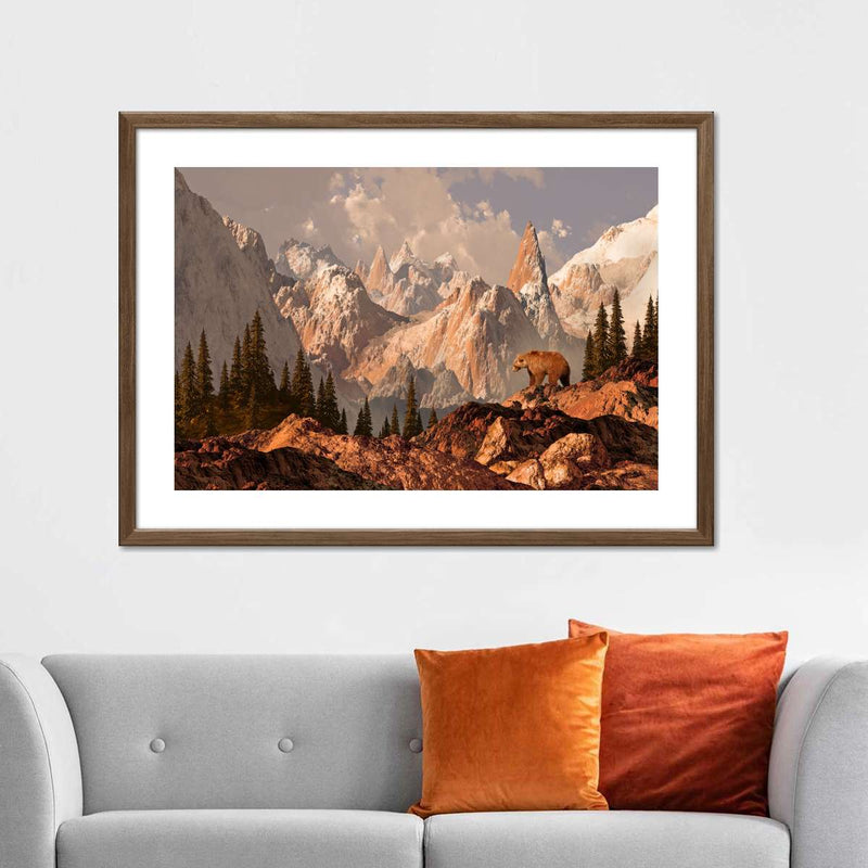 Rocky Mountain Bear Wall Art