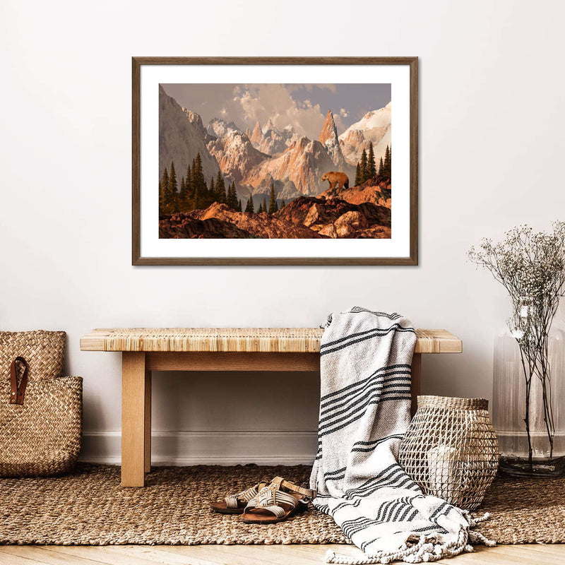 Rocky Mountain Bear Wall Art