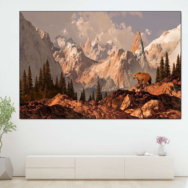 Rocky Mountain Bear Wall Art
