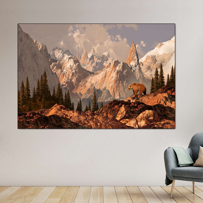 Rocky Mountain Bear Wall Art