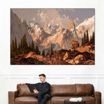 Rocky Mountain Bear Wall Art
