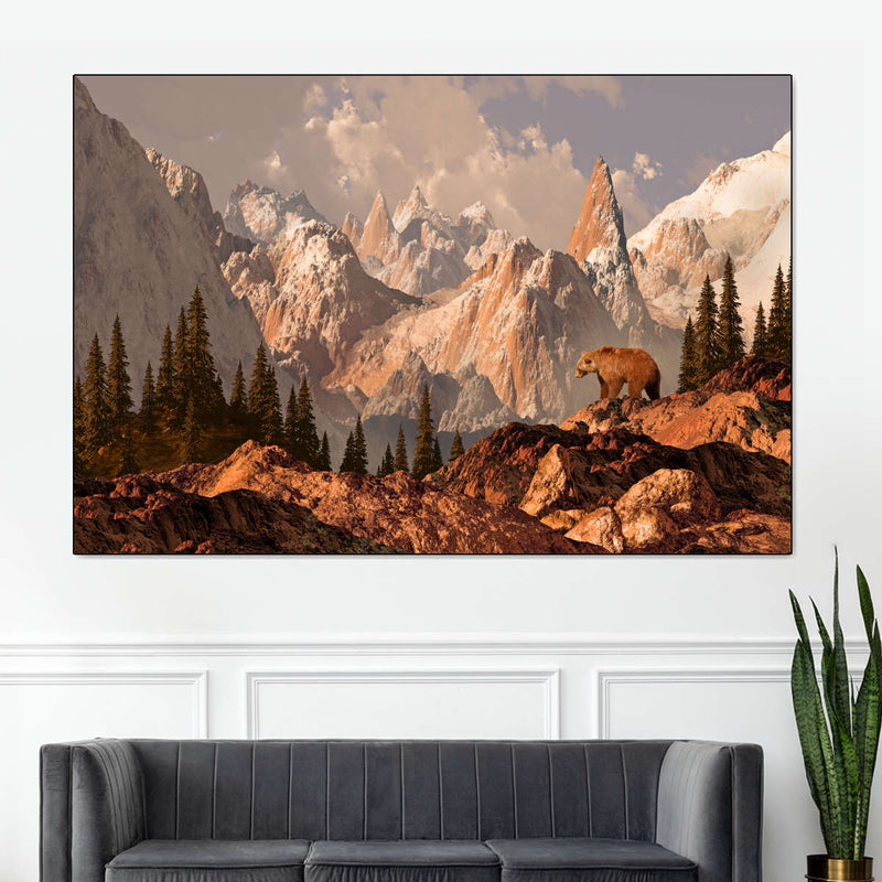 Rocky Mountain Bear Wall Art