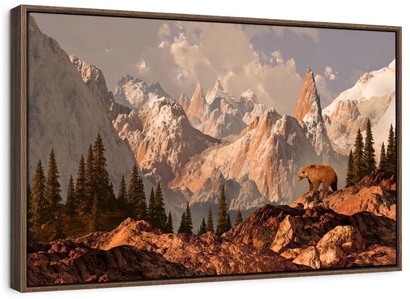 Rocky Mountain Bear Wall Art