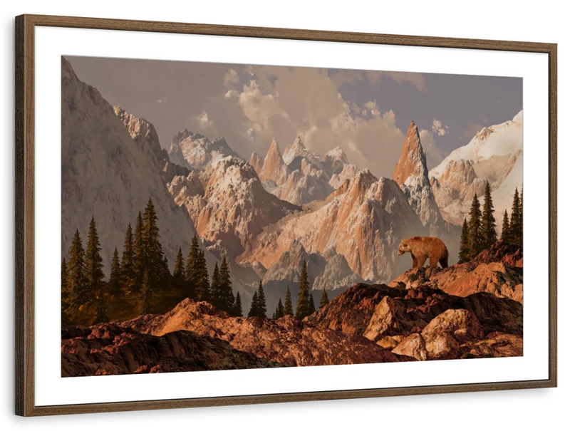 Rocky Mountain Bear Wall Art