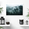 Misty Fir Forest Wall Art
