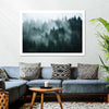 Misty Fir Forest Wall Art