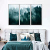 Misty Fir Forest Wall Art