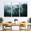 Misty Fir Forest Wall Art