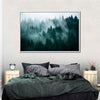 Misty Fir Forest Wall Art