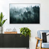 Misty Fir Forest Wall Art