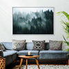 Misty Fir Forest Wall Art