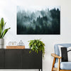 Misty Fir Forest Wall Art