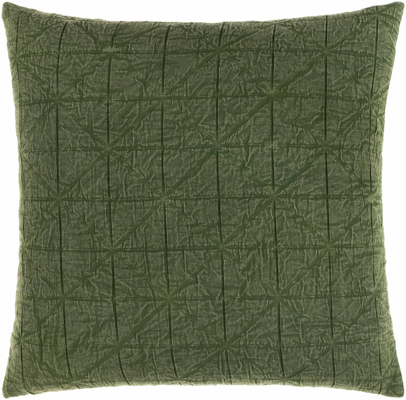 Grobraming Dark Green Pillow Cover