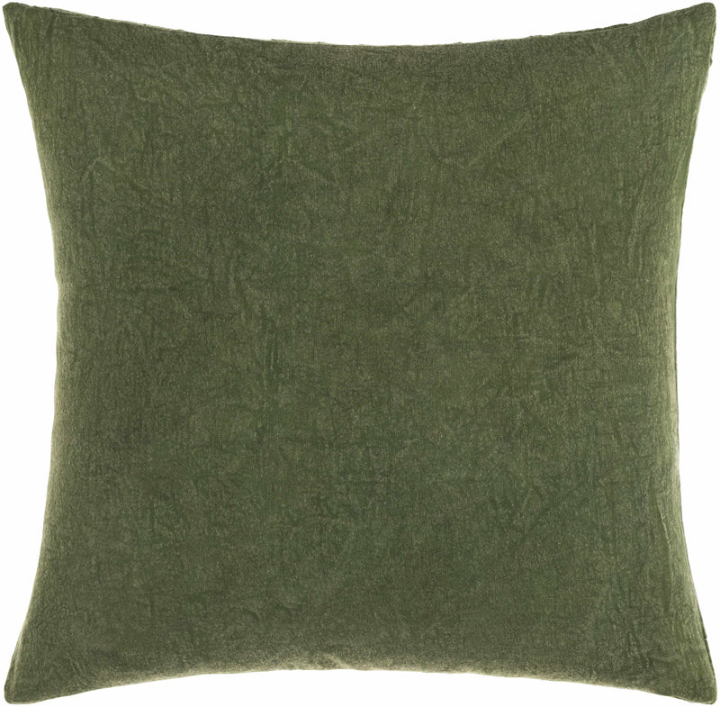 Grobraming Dark Green Pillow Cover