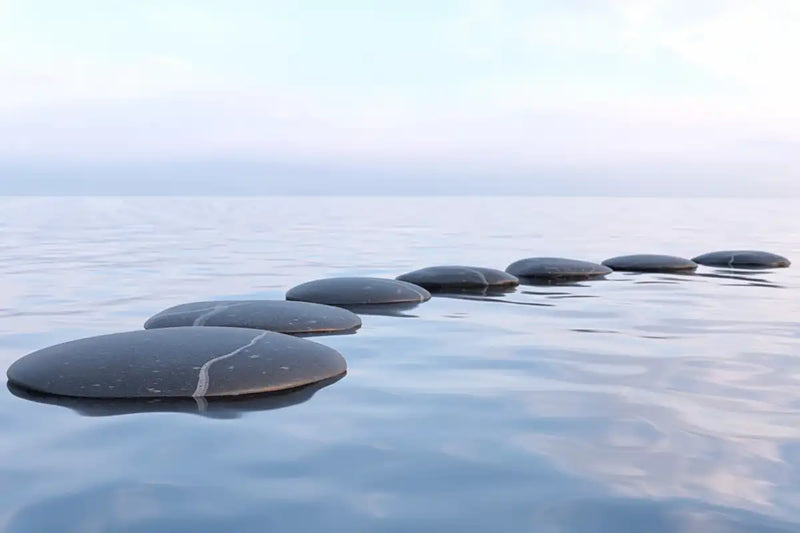 Water Zen Stones Wall Art