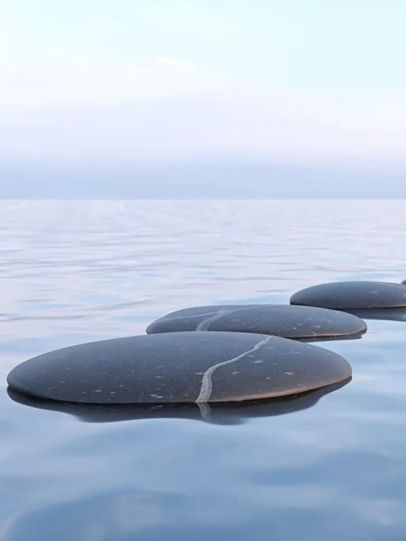 Water Zen Stones Wall Art