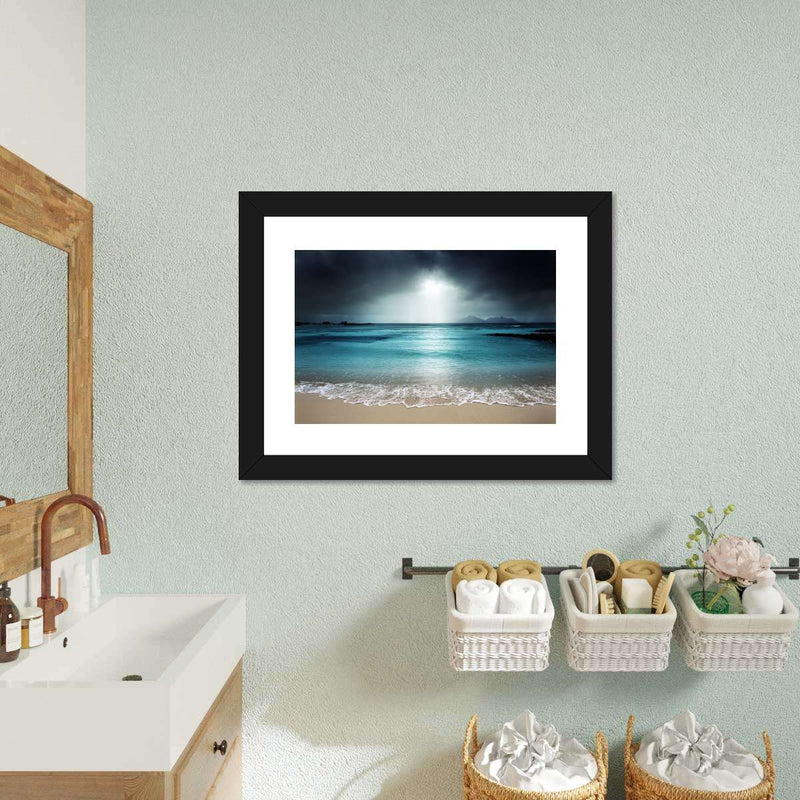 La Digue Island Evening Sky Wall Art