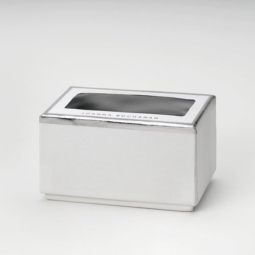 Enamel bow placecard holders, green, set of four