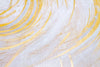 White And Gold Abstract Wall Art