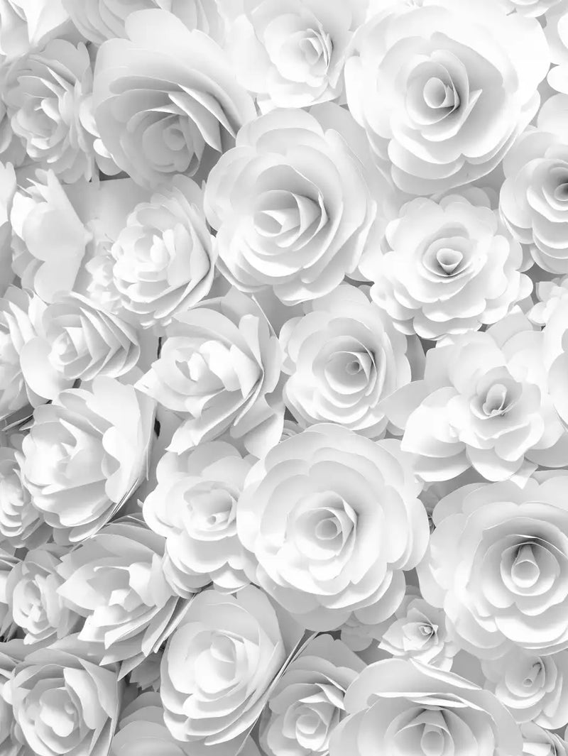White Roses Wall Art