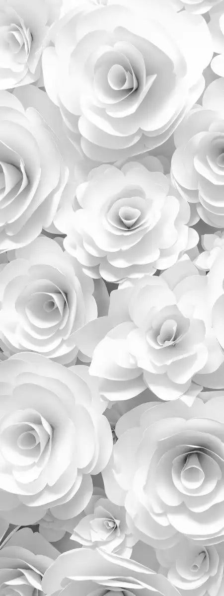 White Roses Wall Art