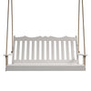 Keystone Amish Co. 5 Foot York Porch Swing, White