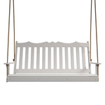 Keystone Amish Co. 5 Foot York Porch Swing, White