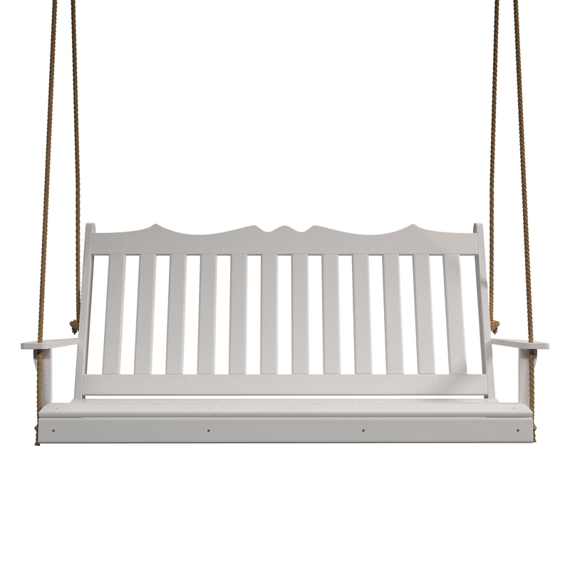 Keystone Amish Co. 5 Foot York Porch Swing, White
