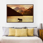 Lake Moose Wall Art