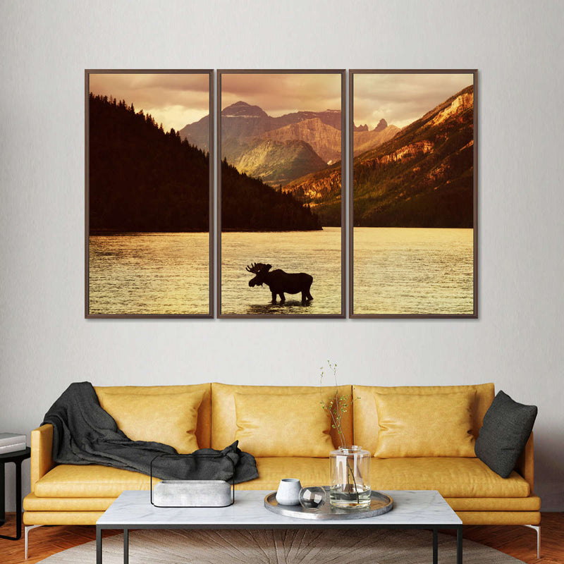 Lake Moose Wall Art