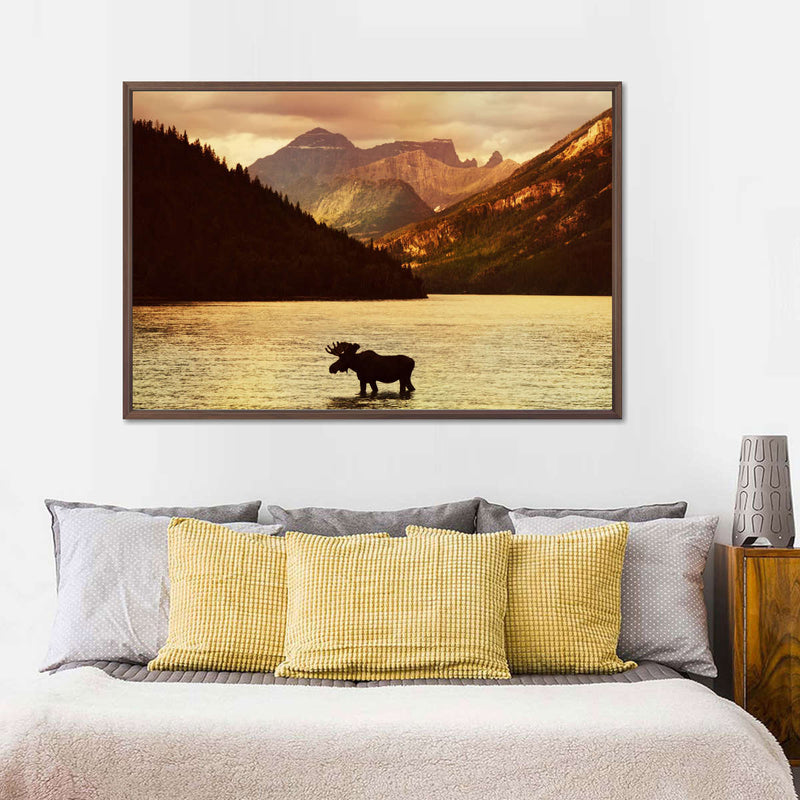 Lake Moose Wall Art