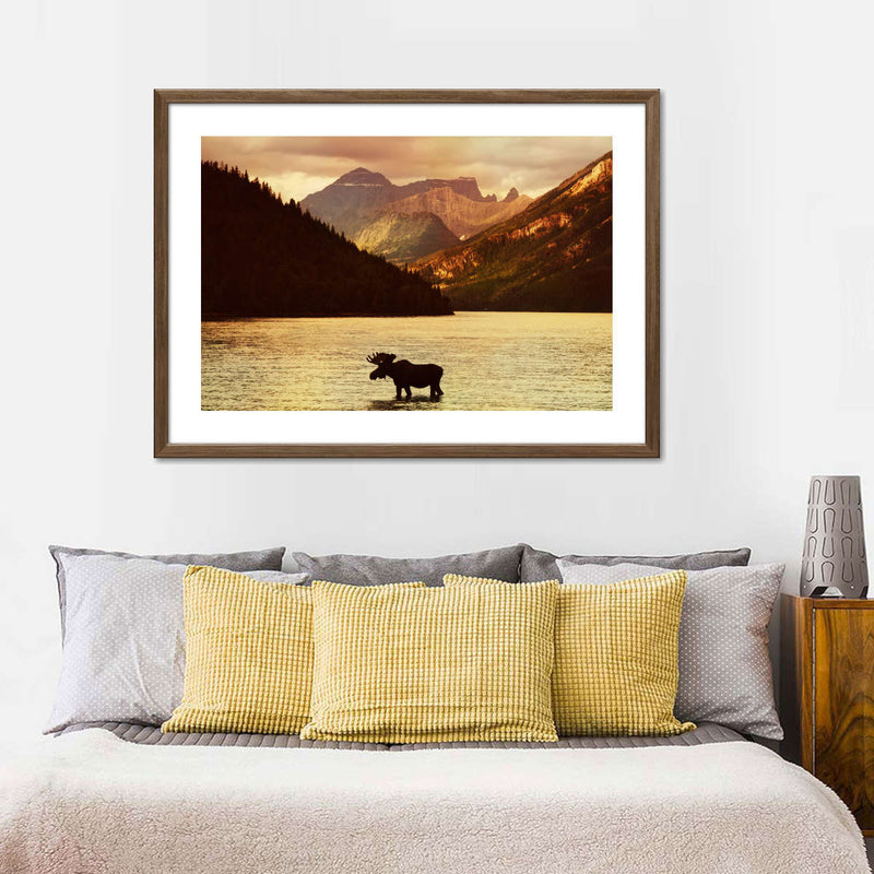 Lake Moose Wall Art